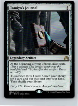 Magic the Gathering Tamiyo's Journal Entry 711 Shadows over Innistrad MTG - Image 1