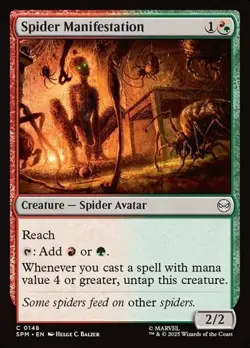 1x Spider Manifestation - Foil NM Eng MTG - Marvel's Spider-Man - Image 1