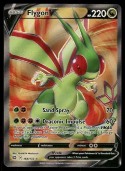 Pokemon Tcg Flygon V #164 Pokemon Brilliant Stars NM - Image 1
