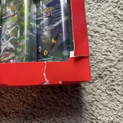 1x Pokemon 8-pack Prismatic Evolutions Mini Tins Damaged Box #3 Authentic - Image 3