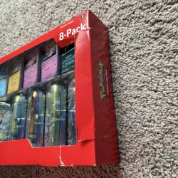 1x Pokemon 8-pack Prismatic Evolutions Mini Tins Damaged Box #3 Authentic - Image 5