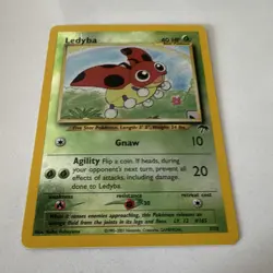 Pokemon TCG Ledyba 7/18 Southern Islands Unlimited Holo Common - NM - Image 1