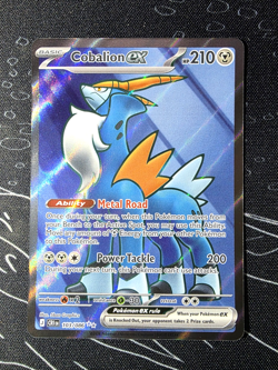Cobalion ex 103/086 Full Art Ultra Rare ME: Chaos Rising Pokemon TCG - Image 1