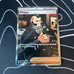 Pokemon TCG Phillipe 110/086 Chaos Rising Ultra Rare Full Art NM - Image 1