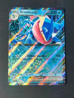 Pokemon TCG Greninja EX Double Rare Stellar Crown 041/142 Pack Fresh / NM - Image 1