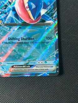 Pokemon TCG Greninja EX Double Rare Stellar Crown 041/142 Pack Fresh / NM - Image 3
