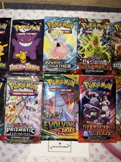 🔥 Pokemon TCG 12 BOOSTER PACKS VARIETY NEW FACTORY SEALED EVOLVING SKIES SW&SH - Image 2