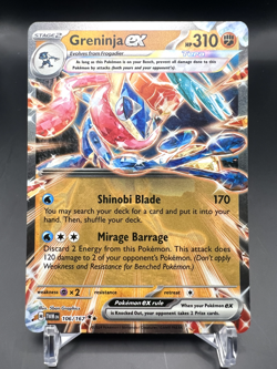 Greninja ex 106/167 Twilight Masquerade Double Rare Pokemon TCG NM ( x 1 only ) - Image 1