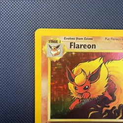 Pokemon Vintage 1st Edition Holo Flareon 03/64 Jungle Wotc 1999 - Image 2
