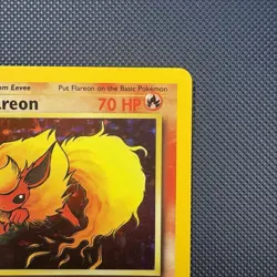 Pokemon Vintage 1st Edition Holo Flareon 03/64 Jungle Wotc 1999 - Image 3