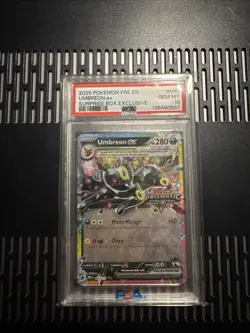 2025 POKEMON PRE EN-PRISMATIC EVOLUTIONS #060 UMBREON EX PSA 10 - Image 1