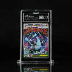 2025 POKEMON JAPANESE M2A-MEGA DREAM EX #223 MEGA CHARIZARD X EX TAG 10 - Image 1
