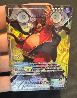 Bandai Marshall D. Teach Leader Alt Art OP16-080 English - Image 2