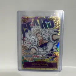 One Piece Namco Monkey.D.Luffy Secret Rare Alternate Art Foil OP05-119 - Image 1