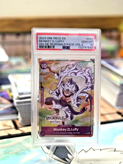 One Piece English: Monkey.D.Luffy (Online Regionals 2024 Vol. 2) P-041 - PSA 10 - Image 1