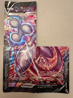 Pokemon Sword & Shield Mewtwo V-Union SWSH159 SWSH161 SWSH162 3 of 4 Promo Cards - Image 1