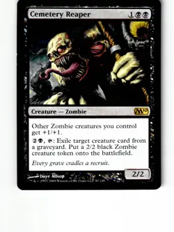 Cemetery Reaper 87 Rare Magic 2010 (M10) Magic: The Gathering Lightly Played - Image 1