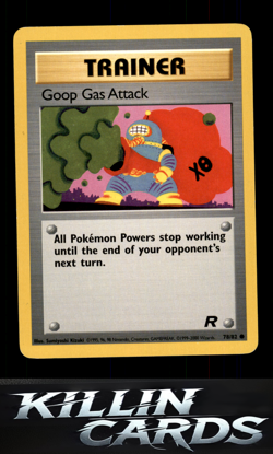 Goop Gas Attack 78/82 Pokemon Common Team Rocket Card LP - Image 1