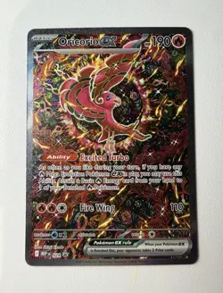 Pokemon TCG Oricorio ex 024 Mega Evolution Promo Holo Eng Basic 190HP Kanda - Image 1