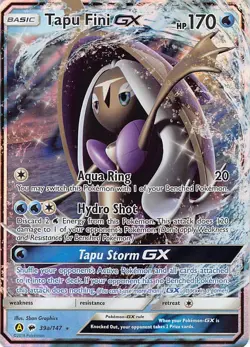 Tapu Fini GX 39a/147 Holo Promo Alternate Art Promos Pokemon Moderately Played - Image 1