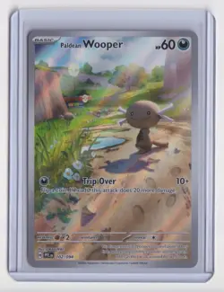 PALDEAN WOOPER 102/094 PHANTASMAL FLAMES ILLUSTRATION RARE POKEMON NM/M - Image 1