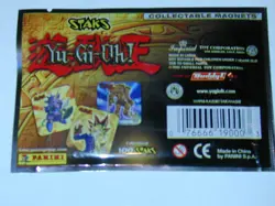 1996 YuGiOh Staks Collectible Magnets Factory Sealed Pack 4 Stars 1 Mega MIP - Image 2