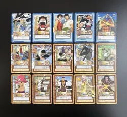 One Piece Cards Carddass Hyper Battle Gold Stamp Complete Set Luffy Zoro Shanks - Image 1