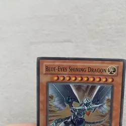 Blue Eyes Shining Dragon MOV-EN001 Limited Edition Super Rare YuGiOh Foil - MP - Image 4
