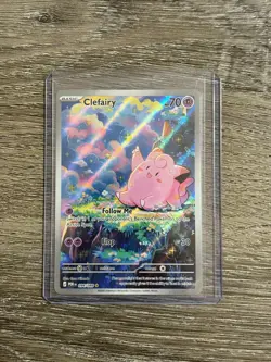 Pokemon TCG Card Clefairy 094/088 Perfect Order Full Art Illustration Holo - Image 1