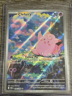 Pokemon TCG Card Clefairy 094/088 Perfect Order Full Art Illustration Holo - Image 2