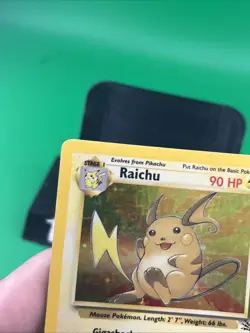Pokemon TCG Raichu Fossil Holo Rare Card 14/62 Unlimited MP/LP - Image 3