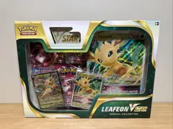 Pokemon TCG Leafeon VSTAR Special Collection Box Booster Promo Cards English - Image 1