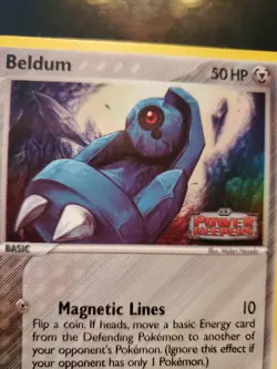 Beldum 45/108 Reverse Holo Stamp Pokemon TCG Card EX Power Keepers Very LP-NM - Image 4