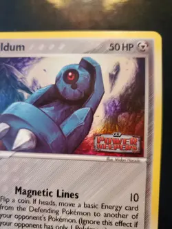 Beldum 45/108 Reverse Holo Stamp Pokemon TCG Card EX Power Keepers Very LP-NM - Image 5