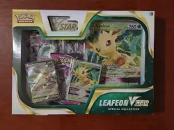 Pokemon TCG Leafeon VSTAR Special Collection Box Booster Promo Cards English - Image 1