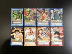 One Piece Cards Carddass Hyper Battle Bandai Holo Straw Hat Crew Luffy - Image 1