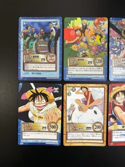 One Piece Cards Carddass Hyper Battle Bandai Holo Straw Hat Crew Luffy - Image 2