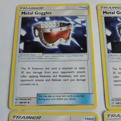 4x Metal Goggles 148/181 Uncommon Team Up Lightly Played Pokemon Card - Image 2