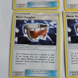 4x Metal Goggles 148/181 Uncommon Team Up Lightly Played Pokemon Card - Image 4