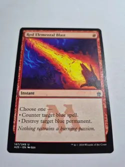 Magic the Gathering MTG - Red Elemental Blast - Masters 25 A25 / M25 - NM - Image 1