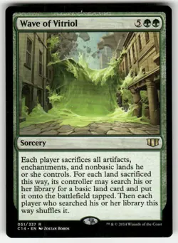 Wave of Vitriol 51 R Commander 2014 NM Magic: The Gathering - Image 1