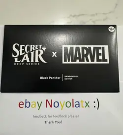 MTG Secret Lair x Marvel's Black Panther - Foil - Sealed - Image 1