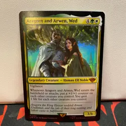 Aragorn and Arwen, Wed #0287 Universes Beyond: the Lord of the Rings MP FOIL - Image 1