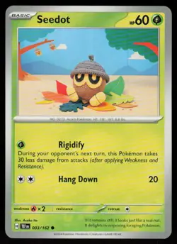 Seedot 003/162 Common Temporal Forces Pokemon Near Mint - Image 1