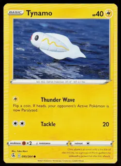 Tynamo 095/264 Common Fusion Strike Pokemon Near Mint - Image 1