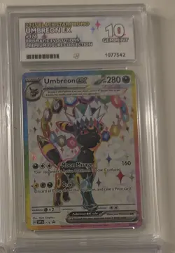 Pokemon TCG Umbreon EX Svp176 Premium Figure Collection Promo ACE 10 Gem Mint - Image 1