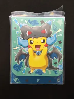SEALED Mega Charizard X Poncho Pikachu Deck Box - Japanese Pokemon TCG - Image 1