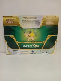 NEW Pokemon TCG Leafeon VStar Special Collection Box Sealed - Image 2