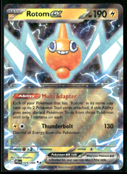 Rotom ex - 029/094 - Phantasmal Flames (PFL) Double Rare Holo Pokemon TCG - Image 1
