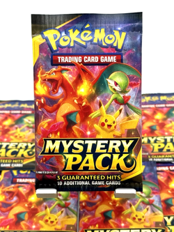 Pokemon TCG * Mystery Pack * Sealed Pack 10 Cards 3 * Guaranteed Hits * - Image 1